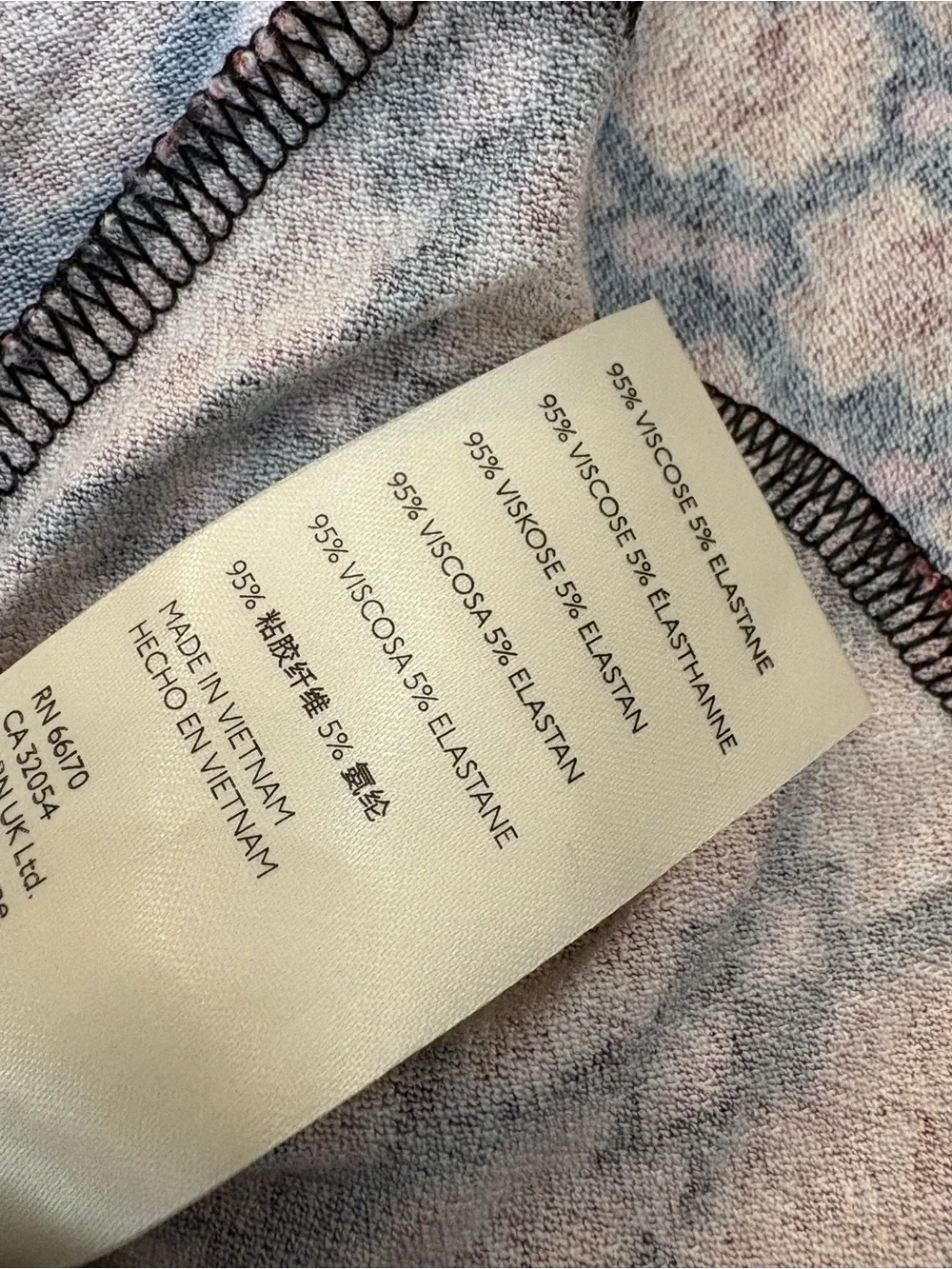 Free People Rhetta Rusty Rose Multi Print Mini Wrap Dress- Size XS